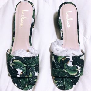Lulus Palm Fronds Jax Mules